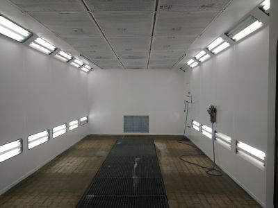 Spuitcabine Binnenzijde
