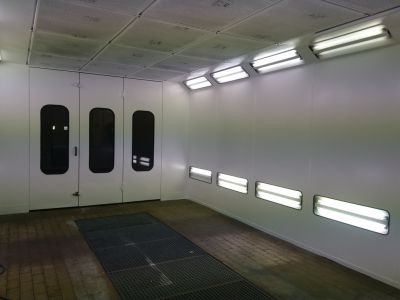 Spuitcabine Binnenzijde